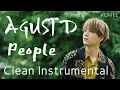 Download Lagu Agust D - 'People' (사람) - Clean Instrumental by POMEE