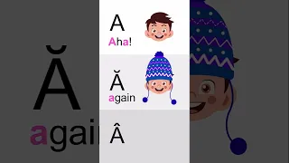 How to pronounce A A and A in Romanian