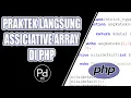 PRAKTEK LANGSUNG ASSICIATIVE ARRAY DI PHP