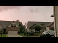 Awesome Severe Thunderstorm With Massive Cracking Thunder + Intense Lightning!!