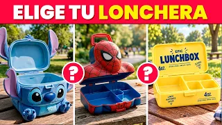 ¿Qué Prefieres? - CONSTRUYE Tu LONCHERA ESCOLAR SOÑADA 🏫✨🎒 | ¿Qué Llevarás Hoy? 🤔🍔