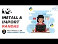 Python Pandas Tutorial 02 - Installing and Import Pandas Module Indian Programmer