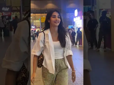 Pooja Hegde Spotted At Airport Arrival #shorts