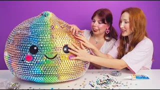 EVDE BASİT SQUISHY DUMPLİNGS TARİFLERİNİ DENEDİK! I DIY SQUISHY DUMPLİNGS