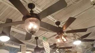 Tour of Menards Ceiling Fan Lighting Department including Showroom Special order