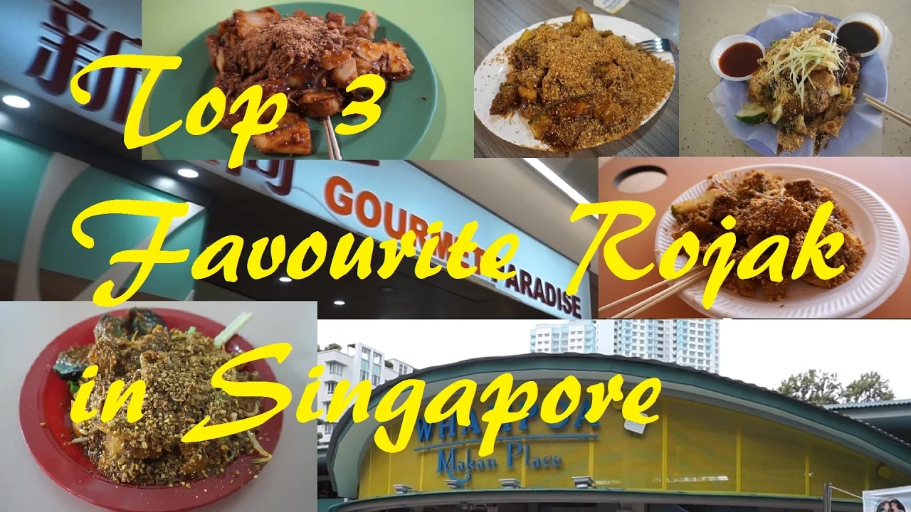 Top 3 Favourite Singapore Style Rojak in Singapore. It will make your stomach grumble.