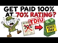 How to Get Paid at 100 VA Without a 100 Rating TDIU Explained