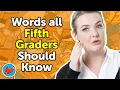 Tricky Words Words All Fifth Graders Should Know Made by Red Cat Reading