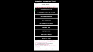 AndroGoat Android Penetration Testing Insecure Data Storage