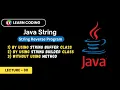 Java program to reverse a string StringBuffer and StringBuilder Class in Java
