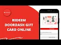 How To Redeem Doordash Gift Card Online 2022 Use Doordash Gift Card