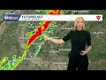 First Warning Alert Day Severe storms with damaging winds tornadoes then snow showers a freeze