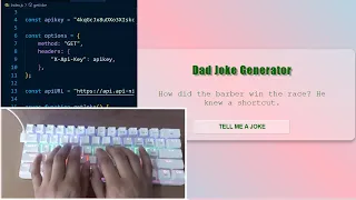 ASMR Programming - Joke Generator JavaScript