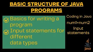 Learn Java Program Structure Input Statements Using Scanner Class ICSE Guide
