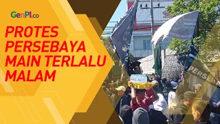 Bonek Demo Persebaya Main Terlalu Malam, Polisi Siaga