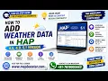 How to Add Weather Data in HAP Software 4 5 4 9 5 1 - Step-by-Step HVAC Tutorial