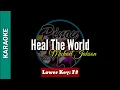 Download Lagu Heal The World by Michael Jackson (Karaoke: Lower Key)