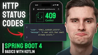 Response Handling HTTP Status Codes - Spring Boot 4 Basics With Kotlin