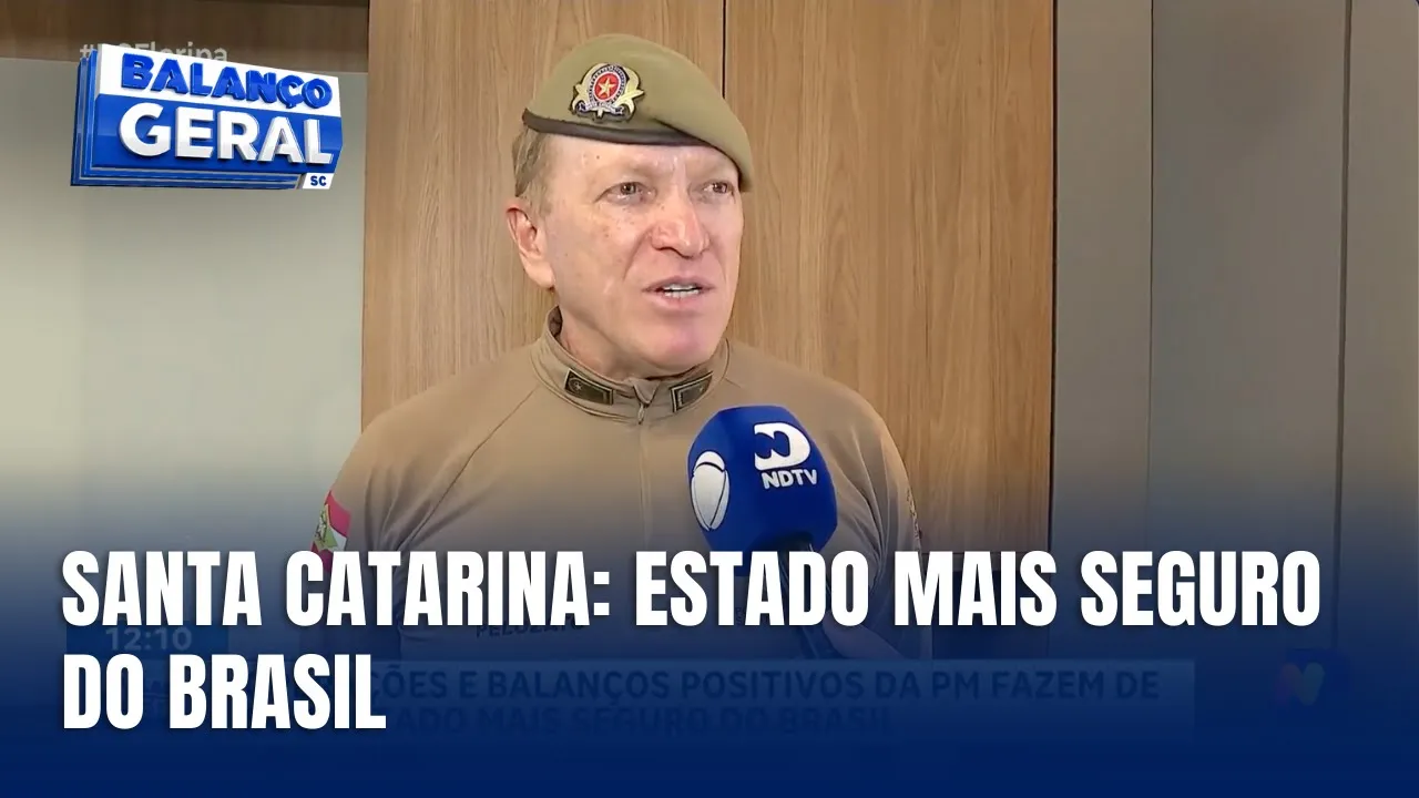 PM divulga balanço das operações e confirma SC como estado mais seguro