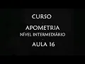 Lagu CURSO: APOMETRIA - NÍVEL INTERMEDIÁRIO - 16ª AULA
