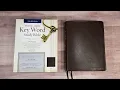 Hebrew Greek Keyword Study Bible KJV Goatskin