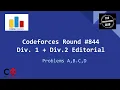 Codeforces Round Div 1 2 Editorial - Problems A B C D