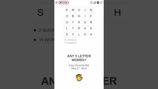 Find any 5 letter words
