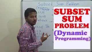 Subset Sum Problem Dynamic programming