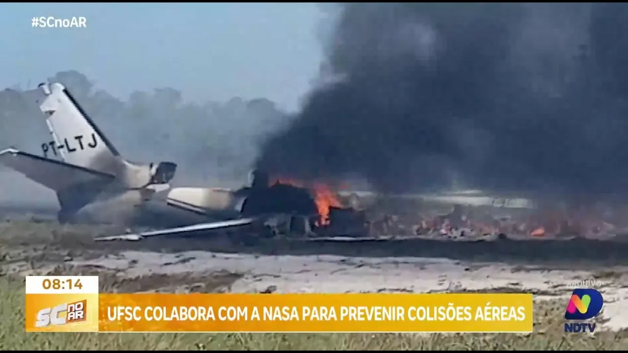 Colaboração inédita entre UFSC e Nasa utiliza IA para prevenir acidentes aéreos