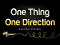 Download Lagu One Direction - One Thing (Karaoke Version)