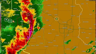 Radar Strong Bow Echo in MN Causes Over 70 Reports of Severe Weather