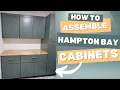 Hampton Bay Cabinet Assembly for Beginners - DIY Cabinet Assembly
