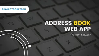 Address Book Web Application Project Demo Python Flask