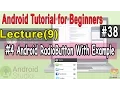 Android Tutorial for Beginners RadioButton with Example oButton2