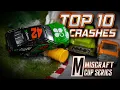 Download Lagu Top 10 NASCAR Diecast Crashes // Miscraft Cup Series