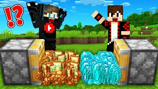 ماين كرافت : ولكن صنعت الة دمج خرافية و دمجت الدايموند !!؟ 😱🔥