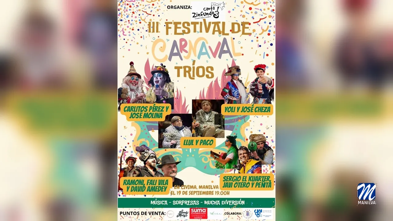Entradas a la venta para el III Festival de Tríos
