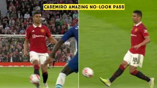 Casemiro Amazing No-Look Pass to set up Anthony Martial Goal vs Chelsea