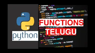 Python FUNCTIONS in Telugu Arguments Parameters Lambda Function Python Beginner Tutorial
