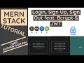 Learn How to Create a Secure Website with User Authentication using the MERN Stack Tutorial