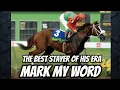 Caymanas park journey man MARK MY WORD top stayer of his time at caymanas park