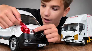 Mark Tints 3 1:18 Delivery Vehicles — Which Looks BEST? | ASMR