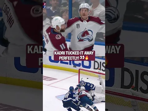 THROWBACK: KADRI FOUND THE PERFECT SPOT 🏒🔥
