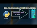 How to download python on android