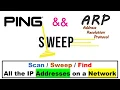 Scan Sweep Find All the IP Addresses on a Network