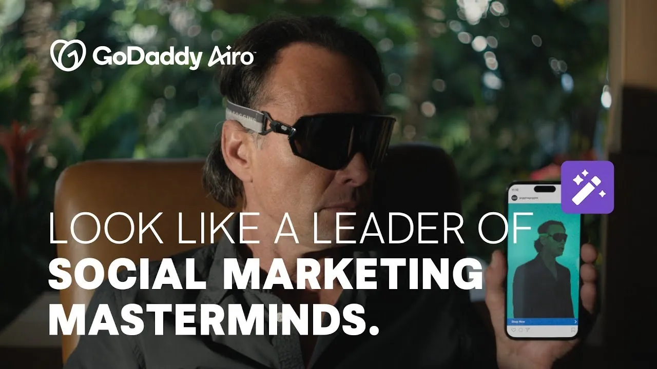 GoDaddy — GoDaddy Airo — Social Marketing Calendar (YouTube video ad)