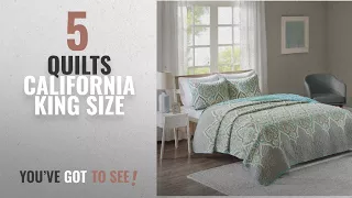 Top 10 Quilts California King Size 2018 Comfort Spaces - Mona Cotton Mini Quilt Set