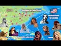 Taylor Swift The Eras Tour Map 2023-2024 Tour Dates with Megamix Mashup by Joseph James