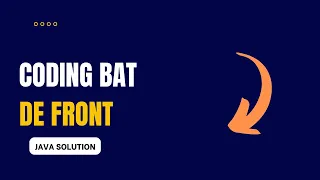Coding Bat - deFront Solution Java