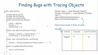 Java - Finding Bugs with Object Tracing